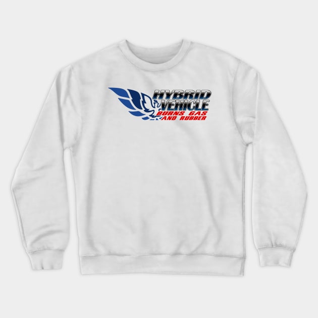 Hybrid Vehicle Crewneck Sweatshirt by Chads